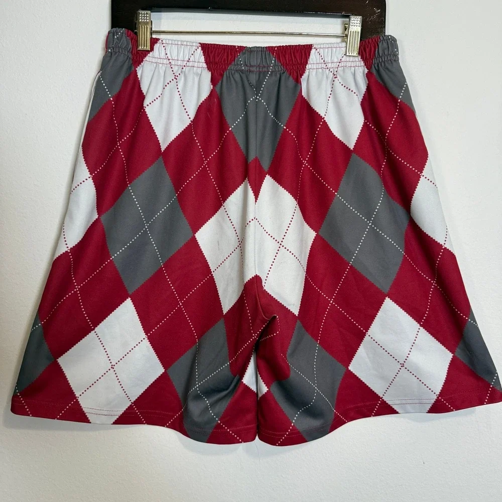 Loudmouth Alabama‎ Crimson Tide Shorts Argyle Golf Casual Size AM Medium